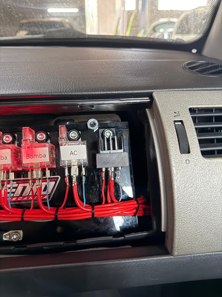 Suporte De Relé Universal Automotivo  Cofre Motor Painel