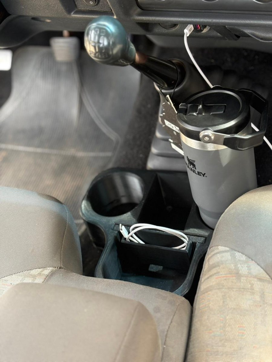 Console Central Compatível Com S10 2001-2011 (impressão 3d) Preto