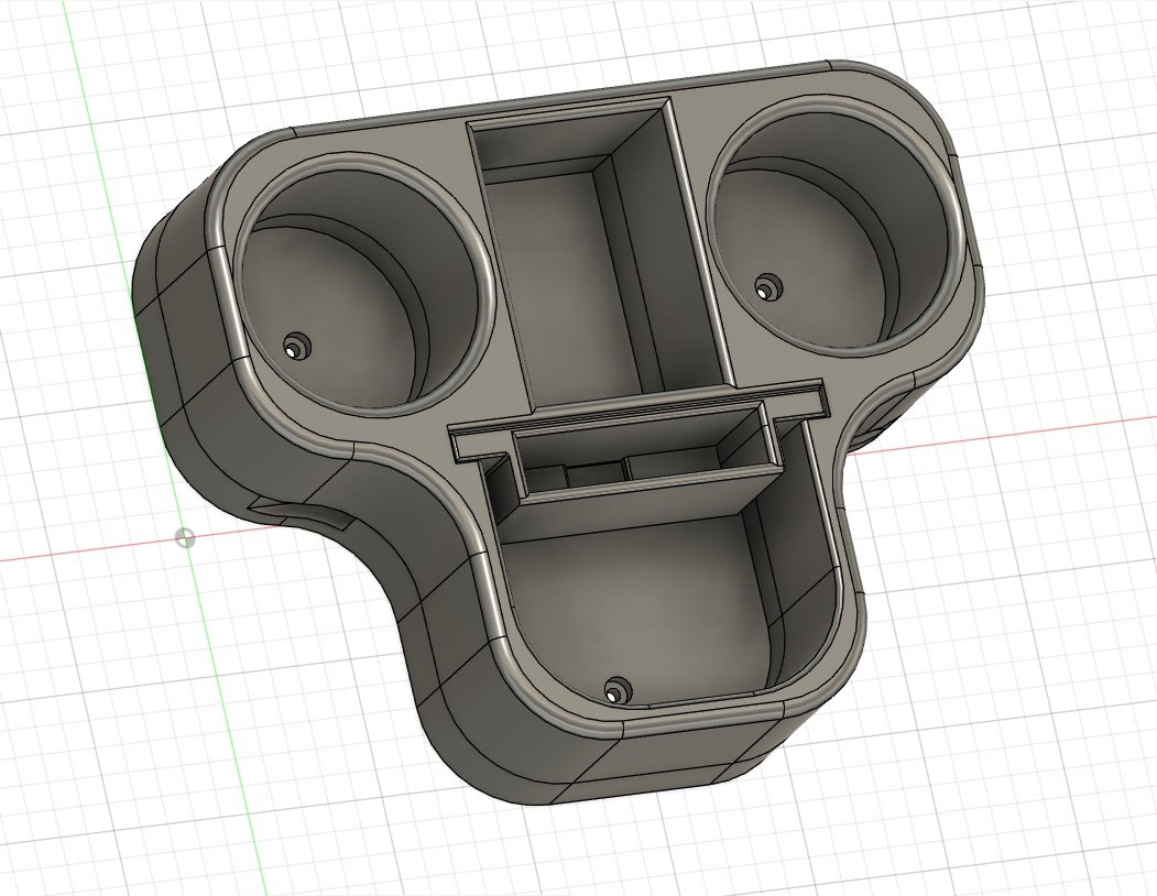 Console Central Compatível Com S10 2001-2011 (impressão 3d) Preto